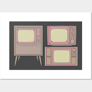 Red Classic Television Posters and Art